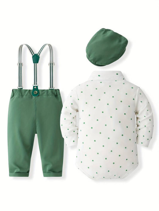 Children's Suit with Hat and Suspenders - BOC-WEAR