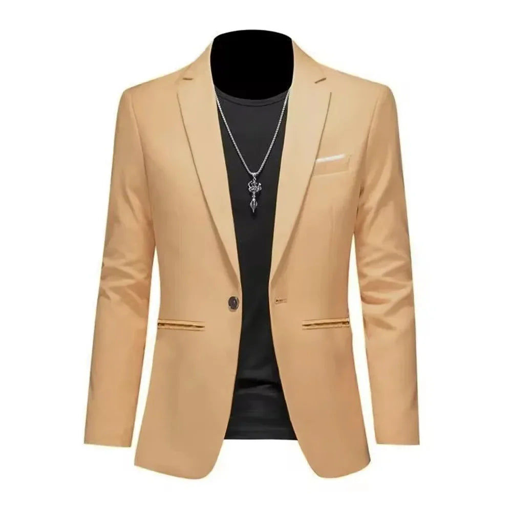 BOC-WEAR Men's Casual Blazer - Slim Fit Business Suit Jacket - BOC-WEAR