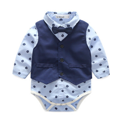 Young boy bow tie gentleman vest - BOC-WEAR