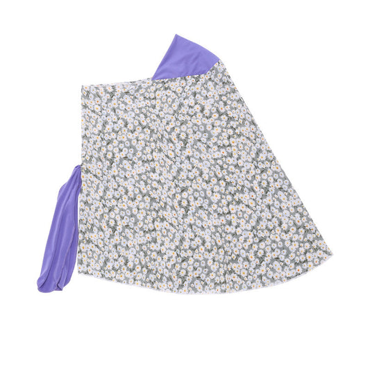 Three-Piece Children's Dress With Flower Hijab - BOC-WEAR