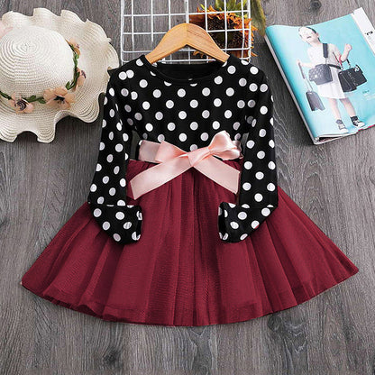 Polka dot princess dress - BOC-WEAR