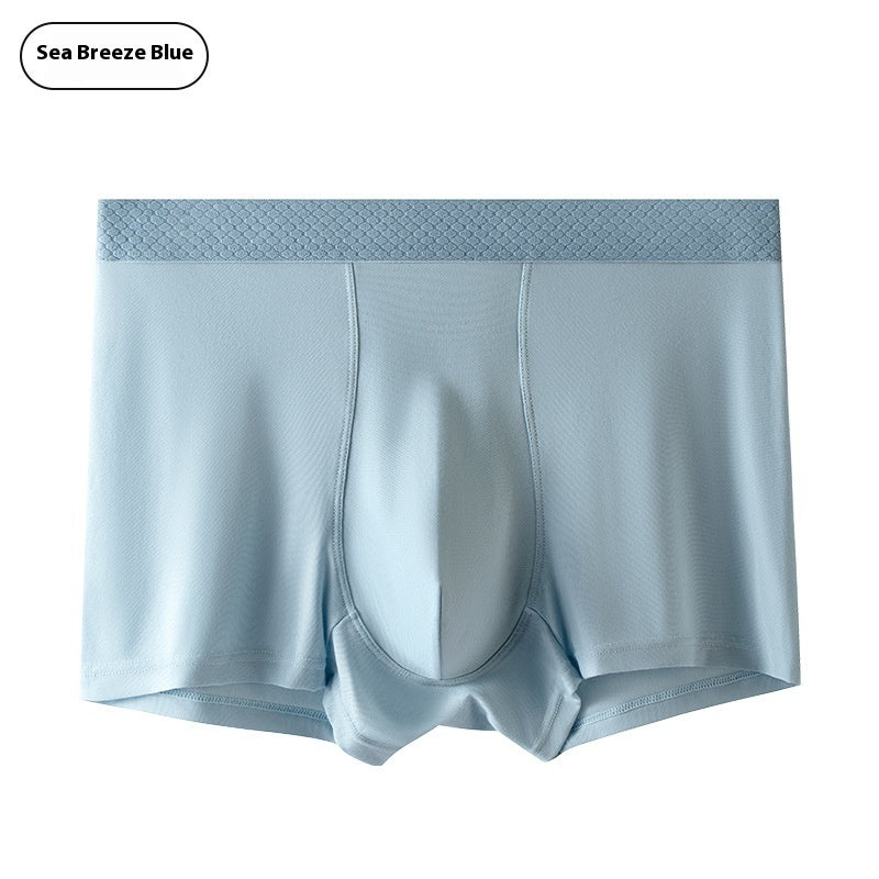 Nylon Modal Boxer Shorts Men's Middle-aged And Elderly Boxers - BOC-WEAR