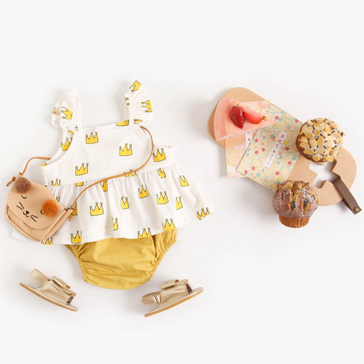 Summer Pure Cotton Female Treasure Children's Clothing One Year Old - BOC-WEAR