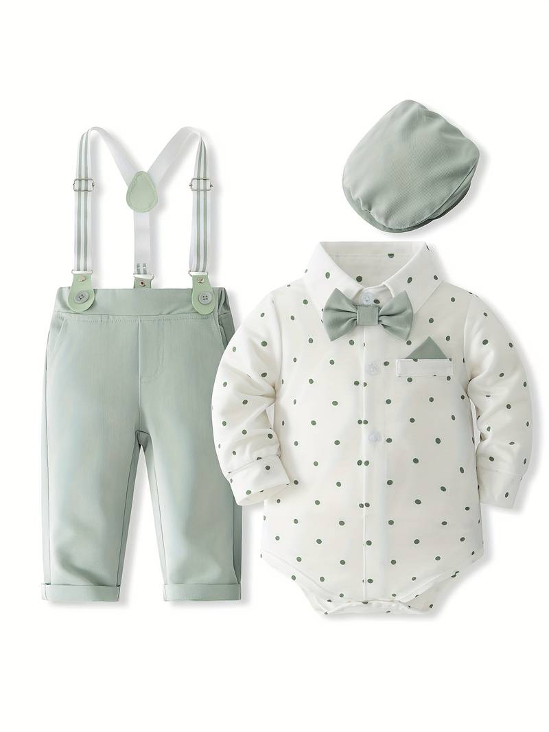 Children's Suit with Hat and Suspenders - BOC-WEAR