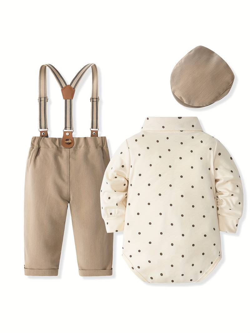 Children's Suit with Hat and Suspenders - BOC-WEAR