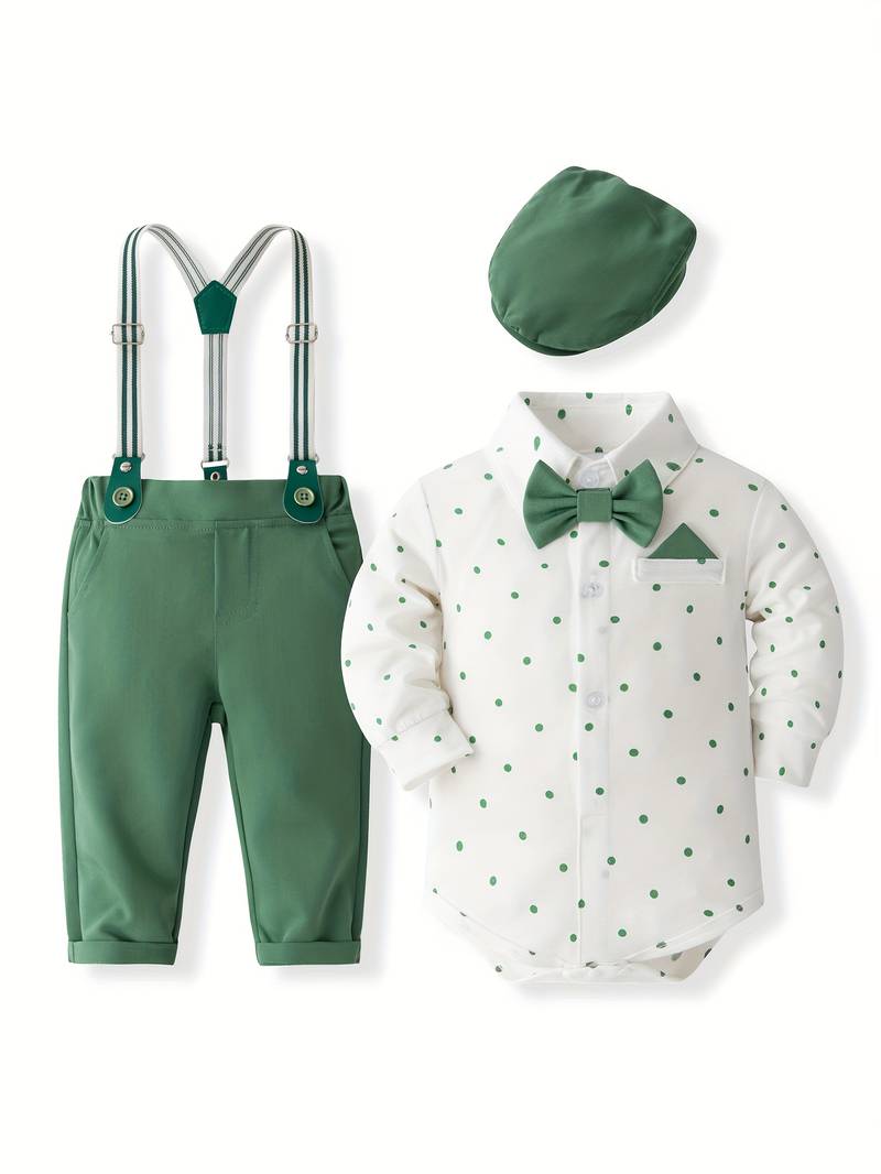 Children's Suit with Hat and Suspenders - BOC-WEAR