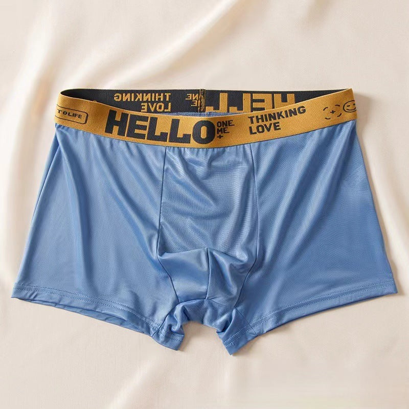 Men's Ice Silk Graphene Antibacterial Underwear - BOC-WEAR