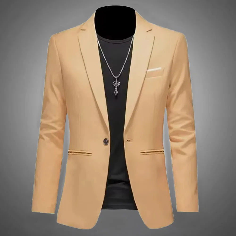 BOC-WEAR Men's Casual Blazer - Slim Fit Business Suit Jacket - BOC-WEAR