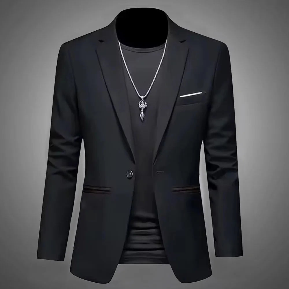 BOC-WEAR Men's Casual Blazer - Slim Fit Business Suit Jacket - BOC-WEAR