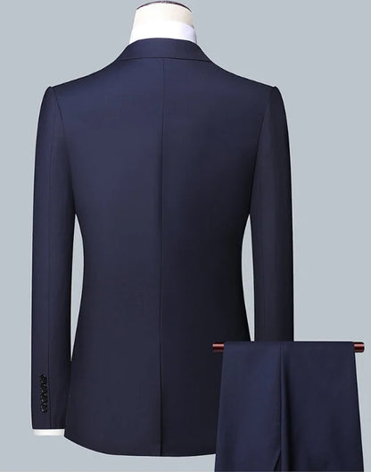 BOC-WEAR Men's Business Suit - Premium 3-Piece Wedding & Formal Set - BOC-WEAR