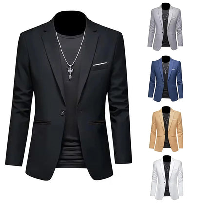 BOC-WEAR Men's Casual Blazer - Slim Fit Business Suit Jacket - BOC-WEAR