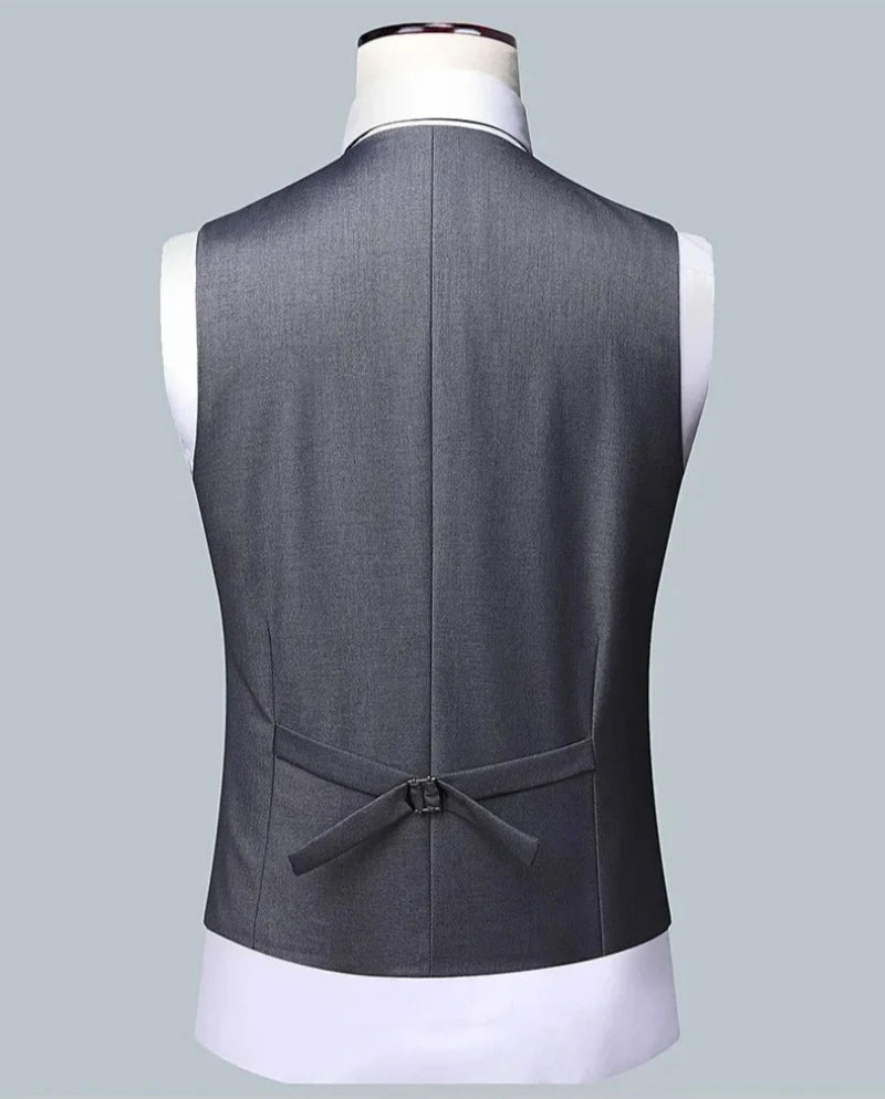 BOC-WEAR Men's 3-Piece Suit - Business Wedding Formal Set - BOC-WEAR