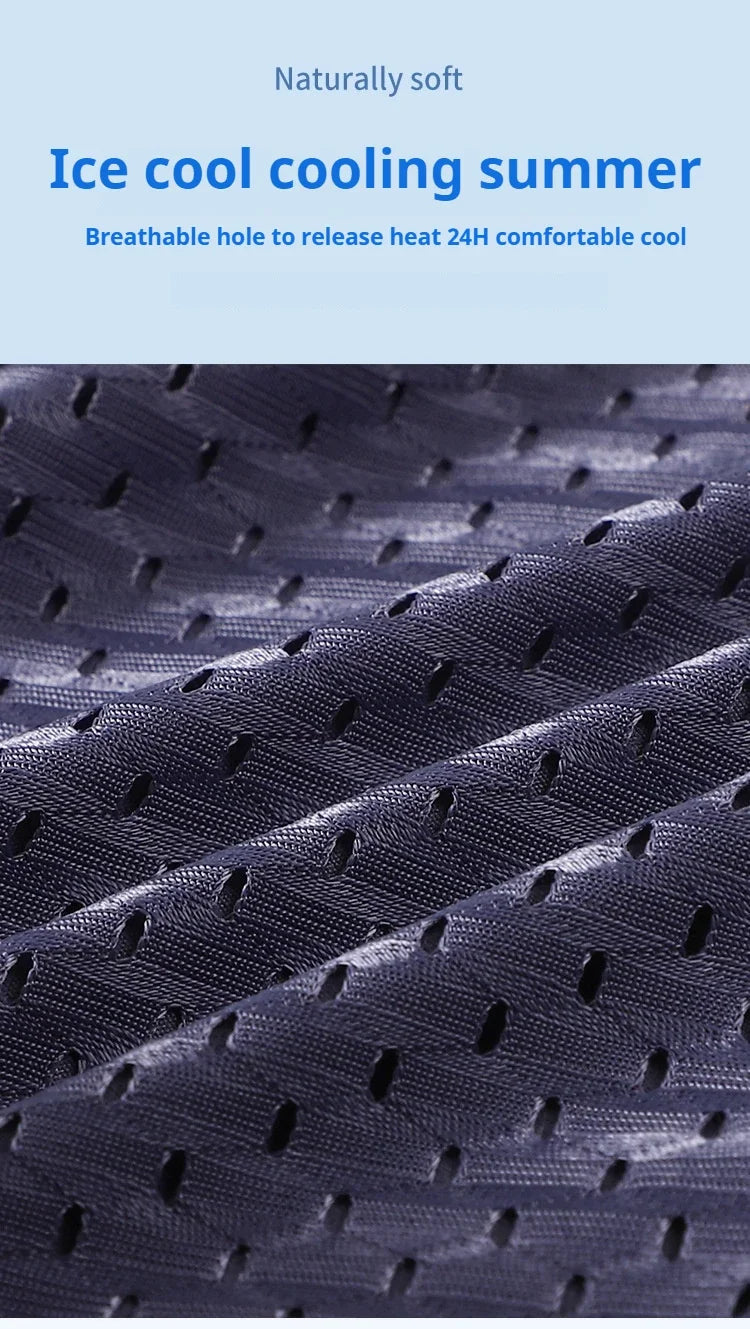 BOC-WEAR Men's Ice Silk Boxers - 4-Pack Mesh Breathable Underwear - BOC-WEAR