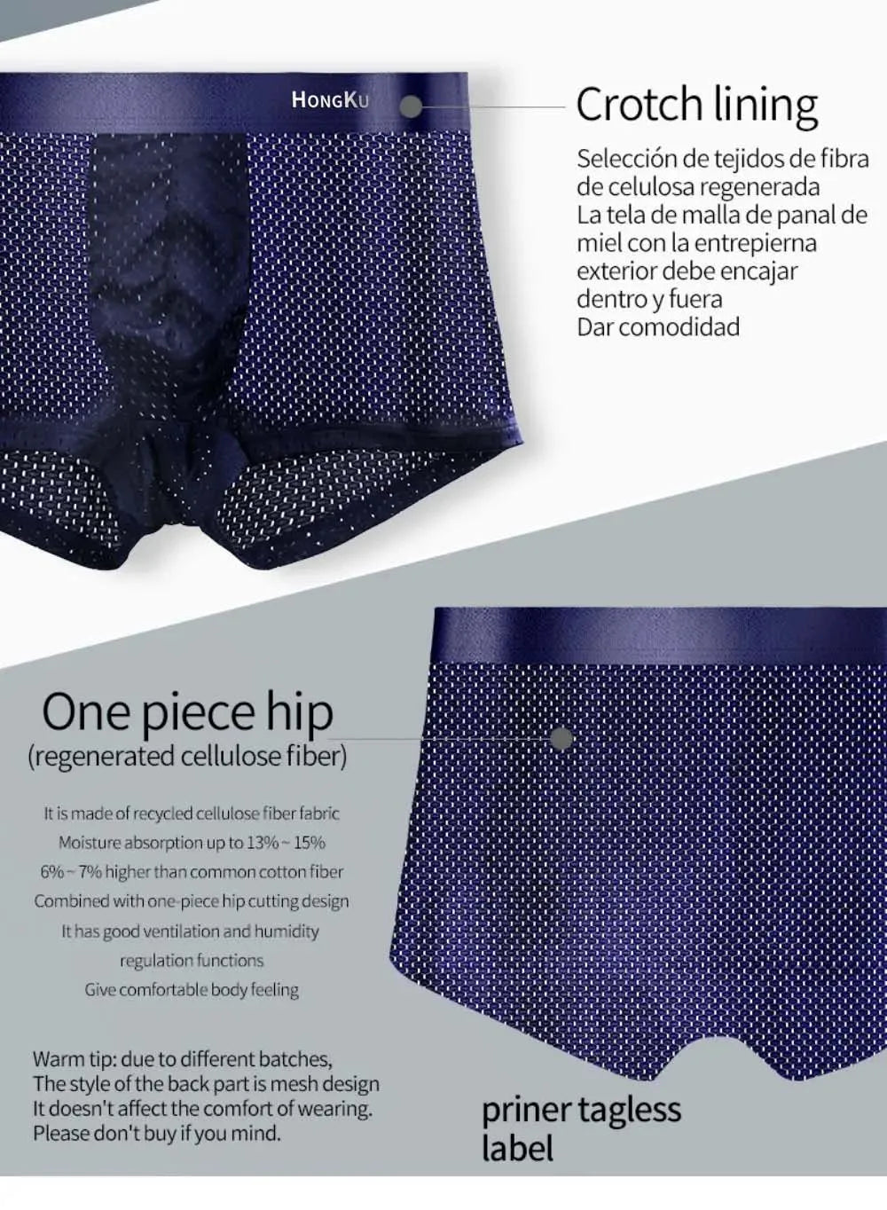 BOC-WEAR Men's Breathable Boxer Shorts - Premium Comfort Underwear - BOC-WEAR