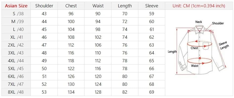 Men Shirt Long Sleeve Solid Basic Formal Dress Shirts Comfortable Business Social Standard-fit Easy-care Office White Shirt 5XL - BOC-WEAR