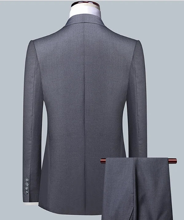 BOC-WEAR Men's Business Suit - Premium 3-Piece Wedding & Formal Set - BOC-WEAR