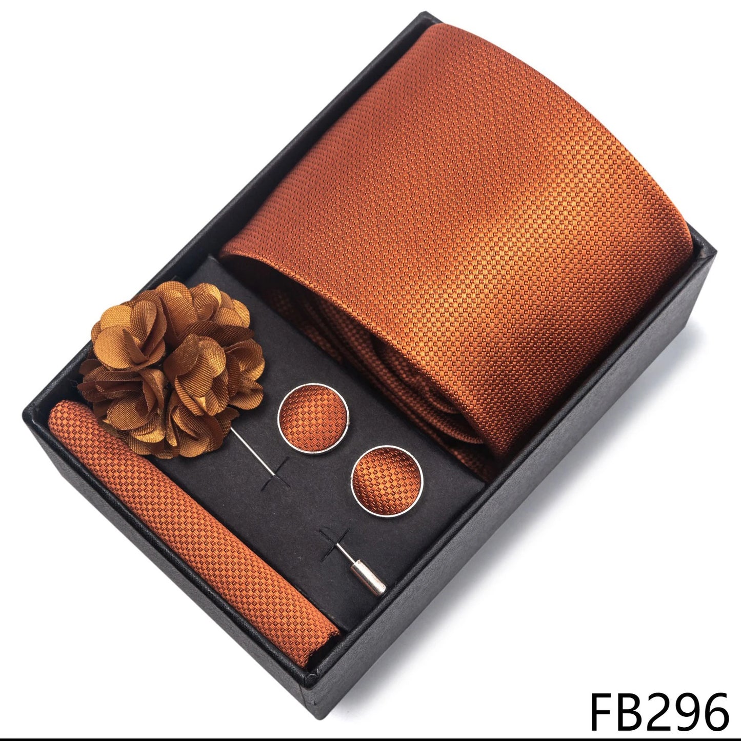 New Designer Blue Red Green Paisley Ties For Men Wedding Party Neck Tie Luxury Tie Pocket Square Cufllink Brooch Set - BOC-WEAR