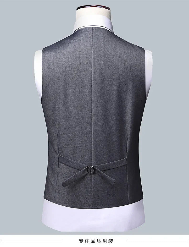 BOC-WEAR Men's 3-Piece Suit - Business Wedding Formal Set - BOC-WEAR