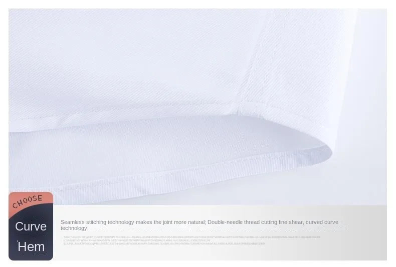 White Shirt for Men Long Sleeves Office Business Button-down Dress Shirts Casual Male Korean Fashion Slim Fit 5XL 6XL 7XL 8XL - BOC-WEAR