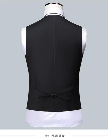 BOC-WEAR Men's 3-Piece Suit - Business Wedding Formal Set - BOC-WEAR