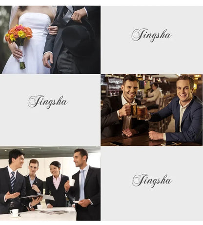 Suit Fashion Business Casual Gentleman Men's Italian Style Elegant Plaid Slim-Fit Formal 3-Piece Suit