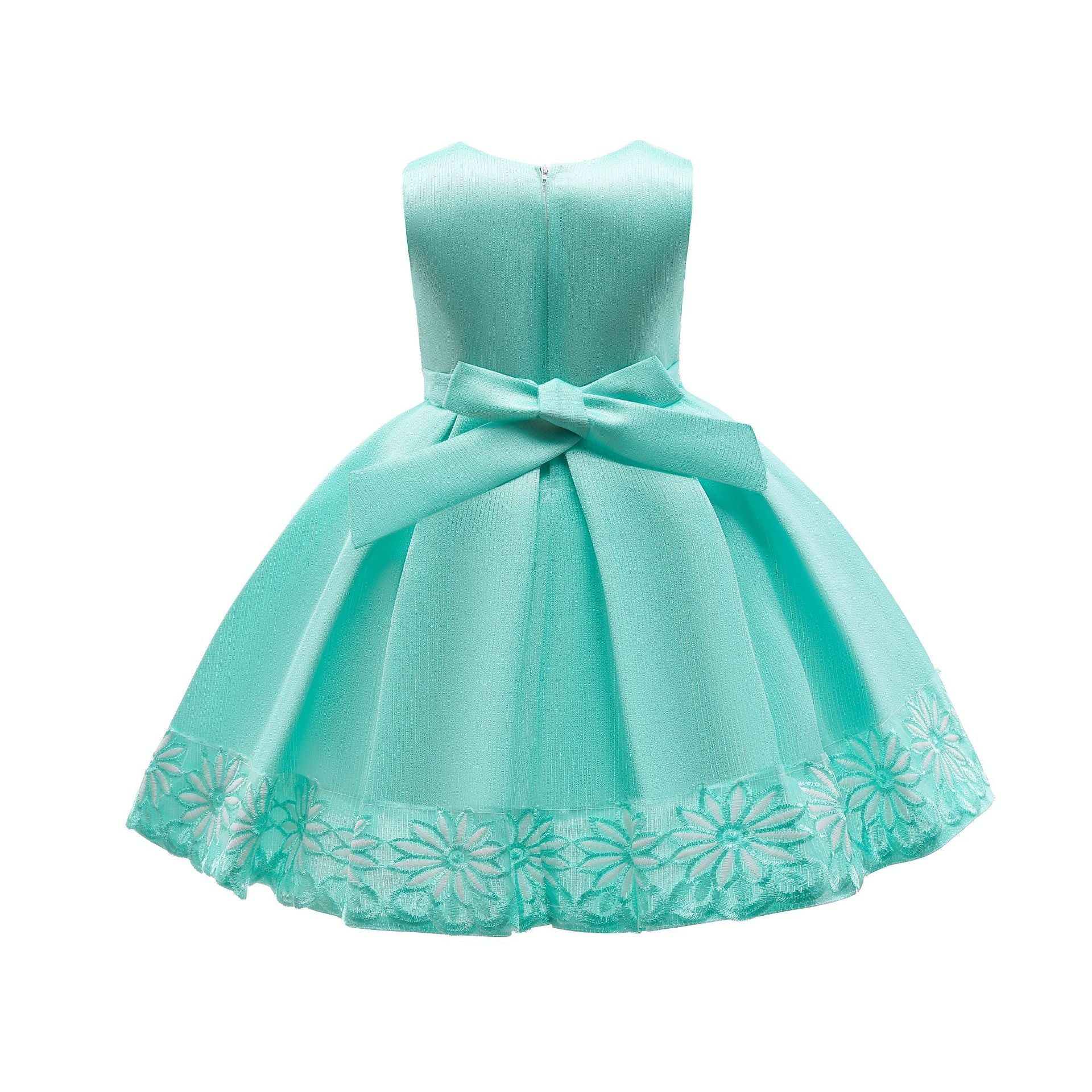 Performance Clothing One Year Old Girl Flower L Dress - BOC-WEAR