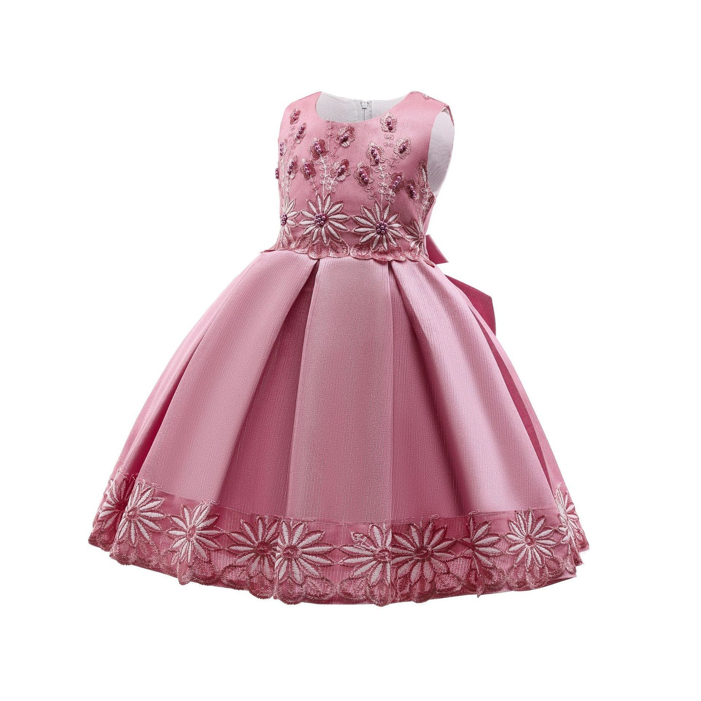 Performance Clothing One Year Old Girl Flower L Dress - BOC-WEAR