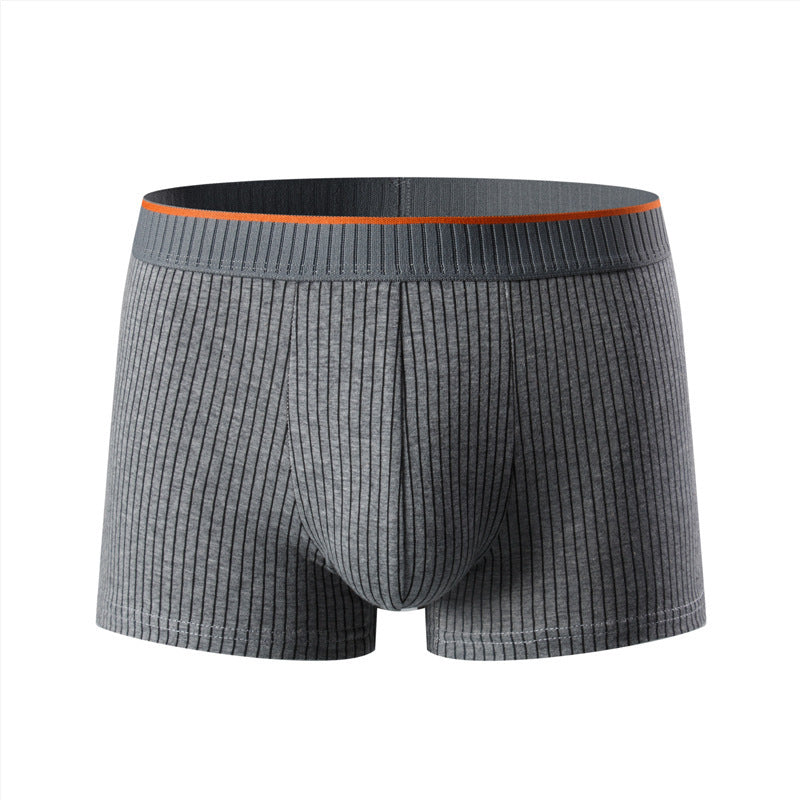 Men's Underwear Pure Cotton Boxer Brief Close-fitting Shorts - BOC-WEAR