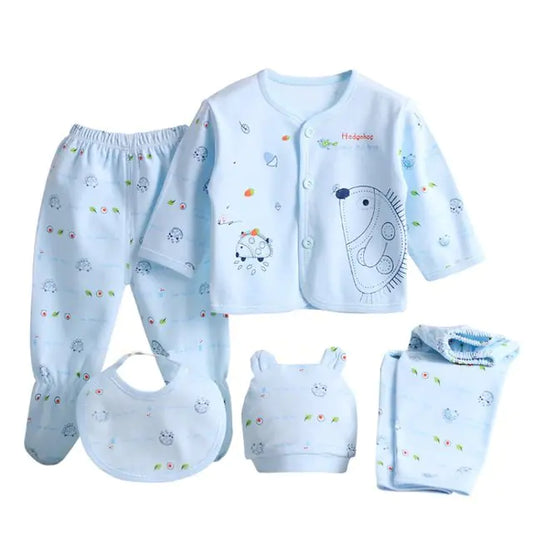 Infant Starter Kit - 5-piece Cotton Outfit