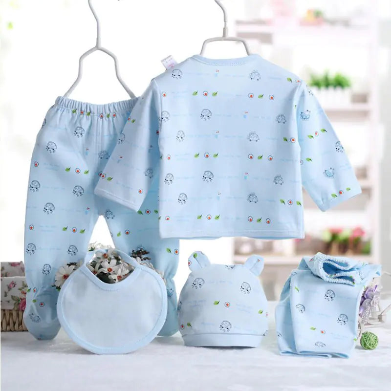 Infant Starter Kit - 5-piece Cotton Outfit