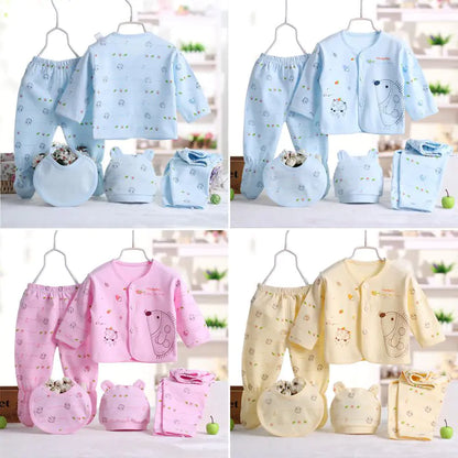 Infant Starter Kit - 5-piece Cotton Outfit